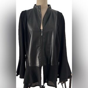Taking  Shape Amorous Velvet Crush Black Plus Size Jacket Size Medium